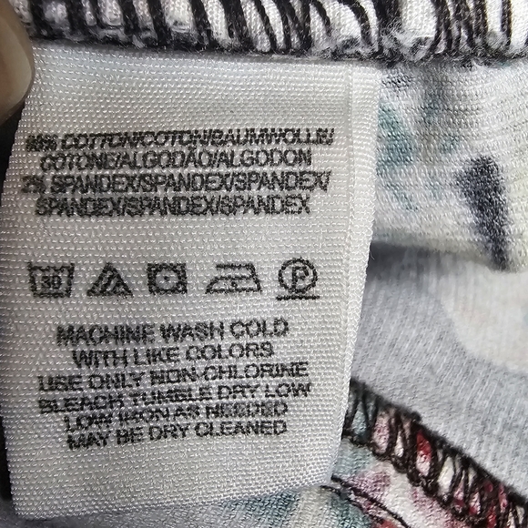 Free People Floral Corduroy Stretch Pants Women's Size 28" Waist X 26" Inseam - Picture 15 of 15